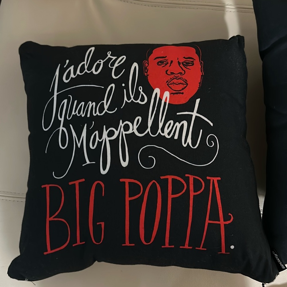 Small Notorious BIG accent throw pillow